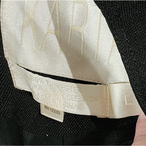 KARTA LBD black beaded vintage mini shirt‎ dress size large - Picture 9 of 9